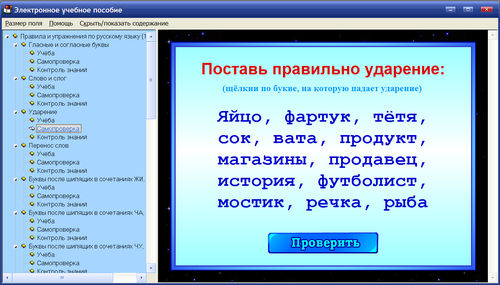 Экраны правила и упражнения по русскому языку 1 класс